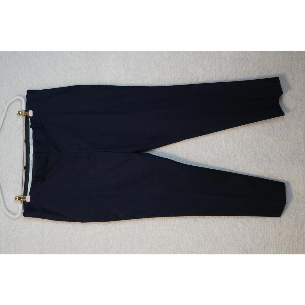 Perry Ellis Portfolio Men's Slim Fit Dress Pants 36x30 Black